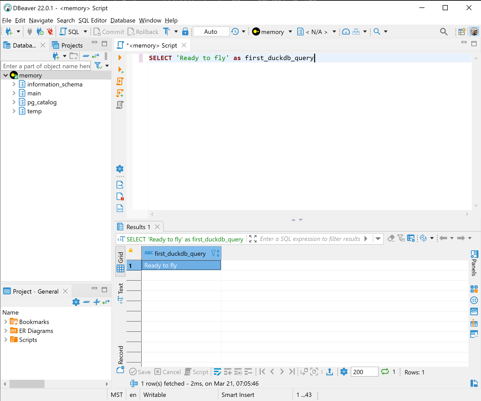 dbeaver create table from ddl